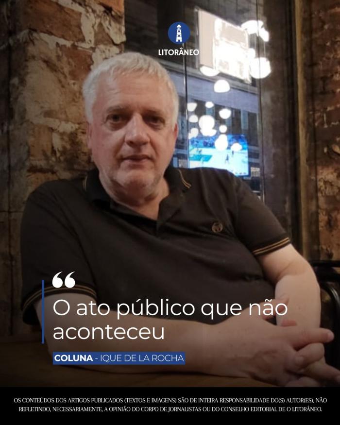 O ato público que não aconteceu